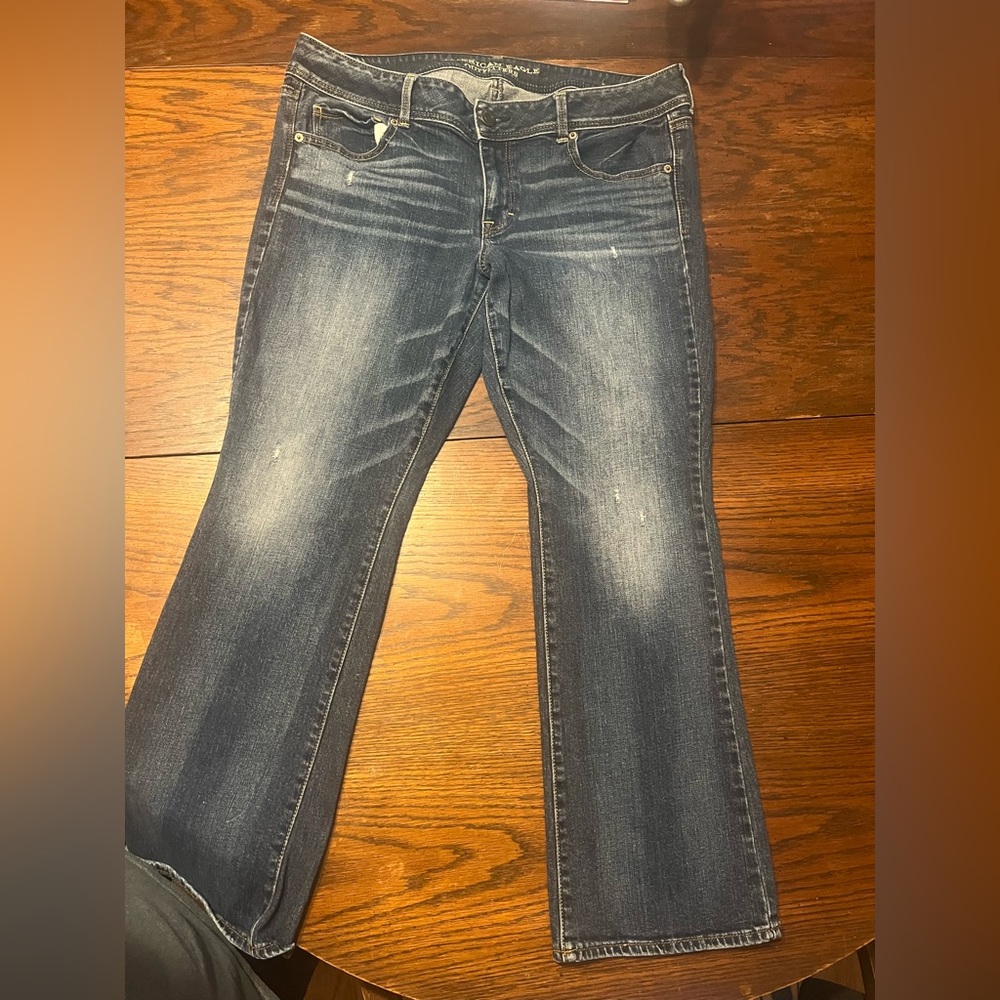 American Eagle kick boot jeans, Size 16S